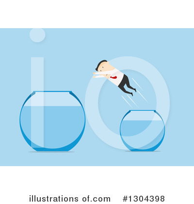 Royalty-Free (RF) Businessman Clipart Illustration by Vector Tradition SM - Stock Sample #1304398