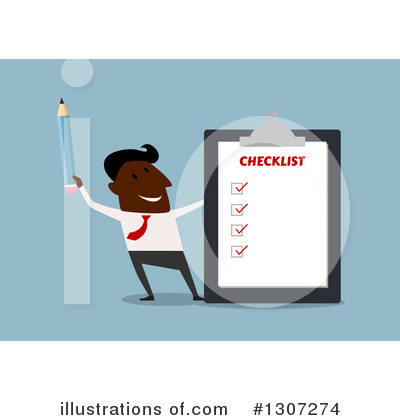 Checklist Clipart #1307274 by Vector Tradition SM