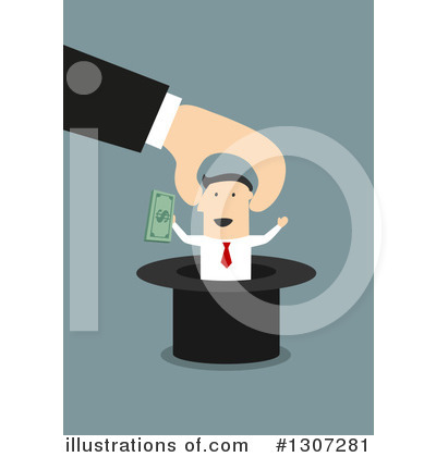 Royalty-Free (RF) Businessman Clipart Illustration by Vector Tradition SM - Stock Sample #1307281