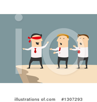 Royalty-Free (RF) Businessman Clipart Illustration by Vector Tradition SM - Stock Sample #1307293