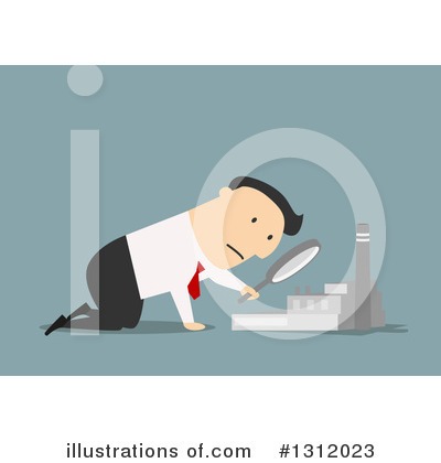 Royalty-Free (RF) Businessman Clipart Illustration by Vector Tradition SM - Stock Sample #1312023