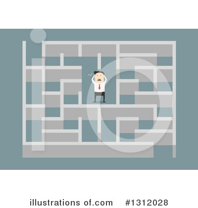 Royalty-Free (RF) Businessman Clipart Illustration by Vector Tradition SM - Stock Sample #1312028