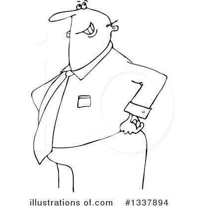 Royalty-Free (RF) Businessman Clipart Illustration by djart - Stock Sample #1337894