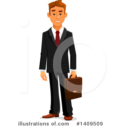Business Man Clipart #1409509 by Vector Tradition SM