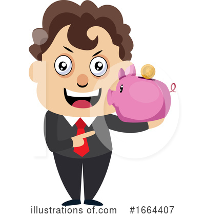 Royalty-Free (RF) Businessman Clipart Illustration by Morphart Creations - Stock Sample #1664407
