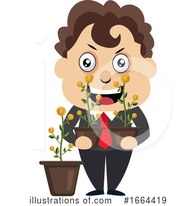 Royalty-Free (RF) Businessman Clipart Illustration by Morphart Creations - Stock Sample #1664419