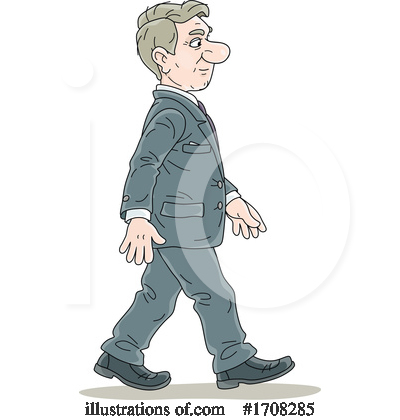 Royalty-Free (RF) Businessman Clipart Illustration by Alex Bannykh - Stock Sample #1708285
