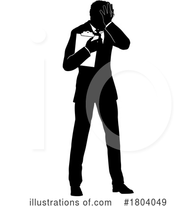Royalty-Free (RF) Businessman Clipart Illustration by AtStockIllustration - Stock Sample #1804049