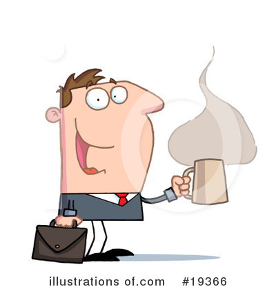 Royalty-Free (RF) Businessman Clipart Illustration by Hit Toon - Stock Sample #19366
