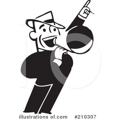 Royalty-Free (RF) Businessman Clipart Illustration by BestVector - Stock Sample #210307