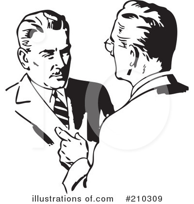 Royalty-Free (RF) Businessman Clipart Illustration by BestVector - Stock Sample #210309