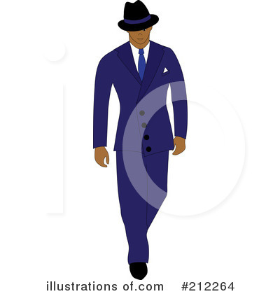 Royalty-Free (RF) Businessman Clipart Illustration by Pams Clipart - Stock Sample #212264
