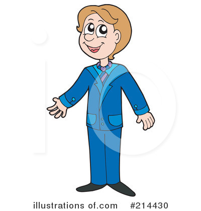 Royalty-Free (RF) Businessman Clipart Illustration by visekart - Stock Sample #214430