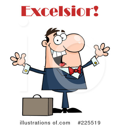 Royalty-Free (RF) Businessman Clipart Illustration by Hit Toon - Stock Sample #225519