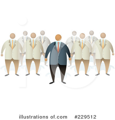 Royalty-Free (RF) Businessman Clipart Illustration by Qiun - Stock Sample #229512