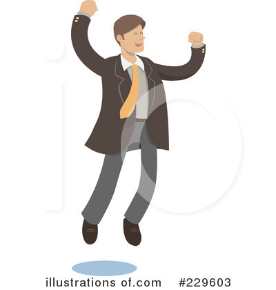 Royalty-Free (RF) Businessman Clipart Illustration by Qiun - Stock Sample #229603