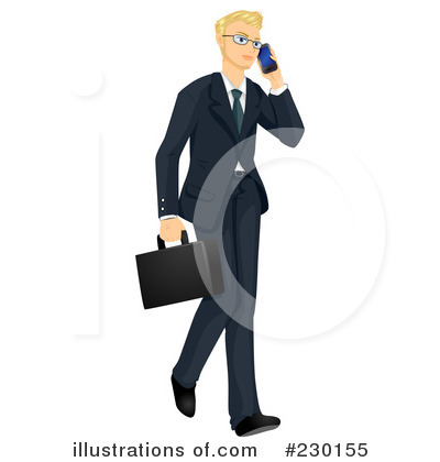 Royalty-Free (RF) Businessman Clipart Illustration by BNP Design Studio - Stock Sample #230155