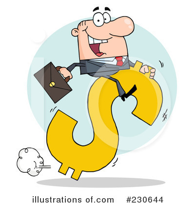 Royalty-Free (RF) Businessman Clipart Illustration by Hit Toon - Stock Sample #230644