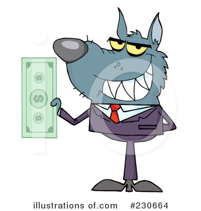 Royalty-Free (RF) Businessman Clipart Illustration by Hit Toon - Stock Sample #230664