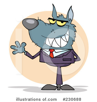 Royalty-Free (RF) Businessman Clipart Illustration by Hit Toon - Stock Sample #230688