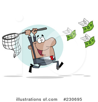 Royalty-Free (RF) Businessman Clipart Illustration by Hit Toon - Stock Sample #230695