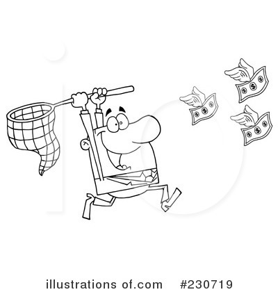 Royalty-Free (RF) Businessman Clipart Illustration by Hit Toon - Stock Sample #230719