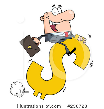 Royalty-Free (RF) Businessman Clipart Illustration by Hit Toon - Stock Sample #230723