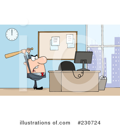 Royalty-Free (RF) Businessman Clipart Illustration by Hit Toon - Stock Sample #230724