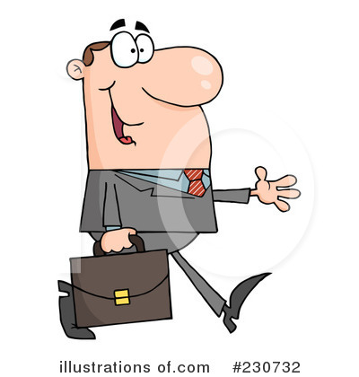 Royalty-Free (RF) Businessman Clipart Illustration by Hit Toon - Stock Sample #230732