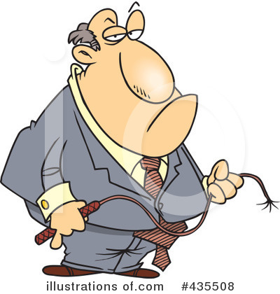 Royalty-Free (RF) Businessman Clipart Illustration by toonaday - Stock Sample #435508