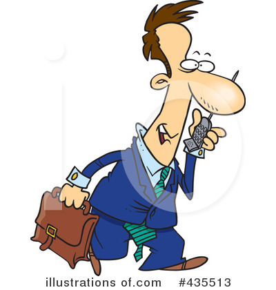 Royalty-Free (RF) Businessman Clipart Illustration by toonaday - Stock Sample #435513