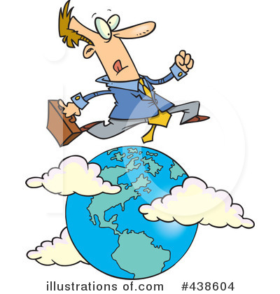 Globe Clipart #438604 by toonaday