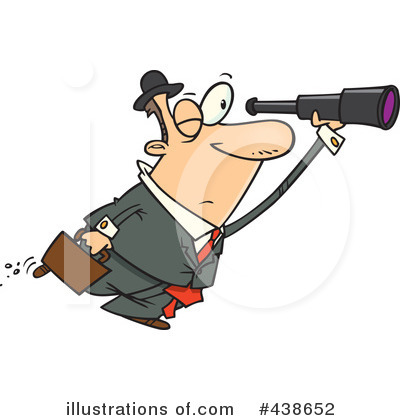 Royalty-Free (RF) Businessman Clipart Illustration by toonaday - Stock Sample #438652