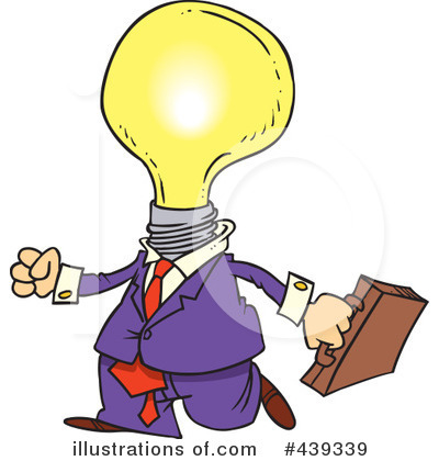Royalty-Free (RF) Businessman Clipart Illustration by toonaday - Stock Sample #439339