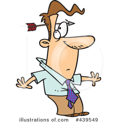 Royalty-Free (RF) Businessman Clipart Illustration by toonaday - Stock Sample #439549