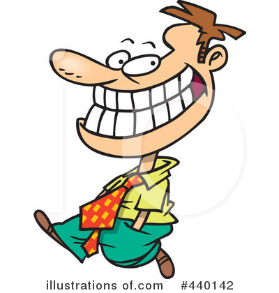 Grinning Clipart #440142 by toonaday