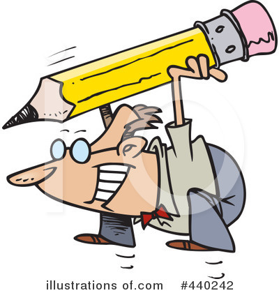 Pencil Clipart #440242 by toonaday