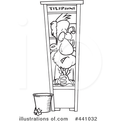 Phone Booth Clipart #441032 by toonaday