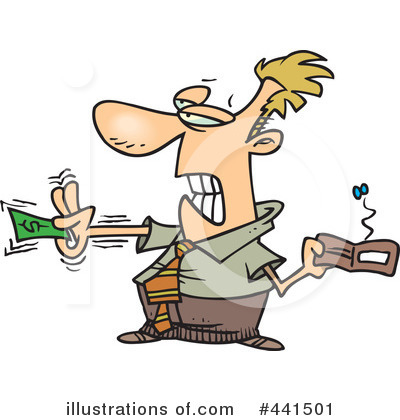 Royalty-Free (RF) Businessman Clipart Illustration by toonaday - Stock Sample #441501