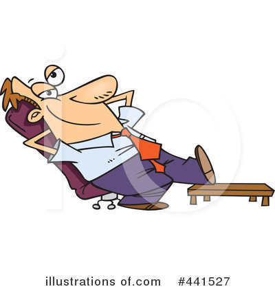 Royalty-Free (RF) Businessman Clipart Illustration by toonaday - Stock Sample #441527