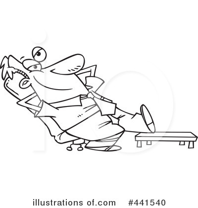 Royalty-Free (RF) Businessman Clipart Illustration by toonaday - Stock Sample #441540