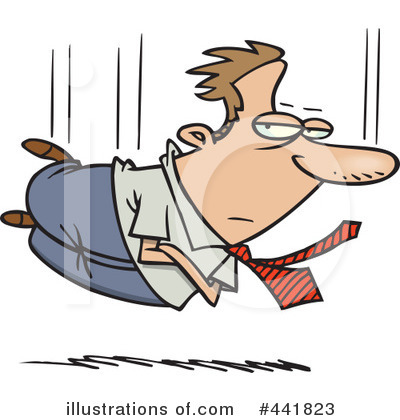 Royalty-Free (RF) Businessman Clipart Illustration by toonaday - Stock Sample #441823