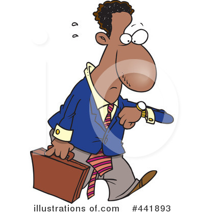 Royalty-Free (RF) Businessman Clipart Illustration by toonaday - Stock Sample #441893