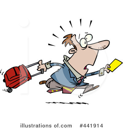 Running Late Clipart #441914 by toonaday