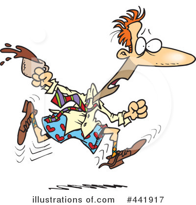 Running Late Clipart #441917 by toonaday