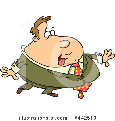 Royalty-Free (RF) Businessman Clipart Illustration by toonaday - Stock Sample #442510
