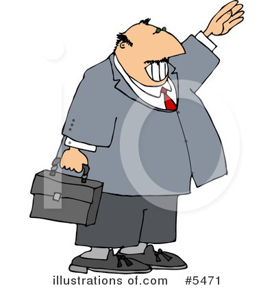 Royalty-Free (RF) Businessman Clipart Illustration by djart - Stock Sample #5471