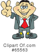 Businessman Clipart #65563 by Dennis Holmes Designs