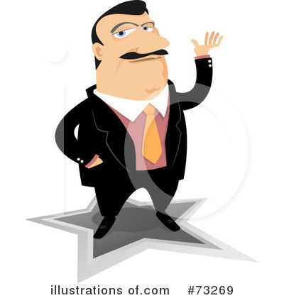 Royalty-Free (RF) Businessman Clipart Illustration by Qiun - Stock Sample #73269