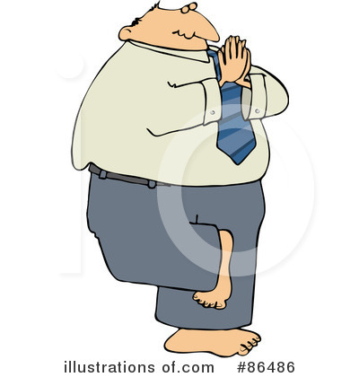 Royalty-Free (RF) Businessman Clipart Illustration by djart - Stock Sample #86486